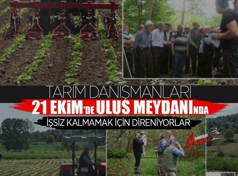 Tarım danışmanları işsiz kalmamak için direniyorlar