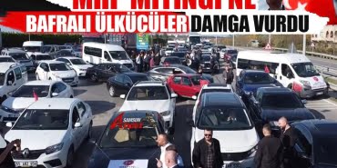 Bafralı Ülkücülerden miting damgası