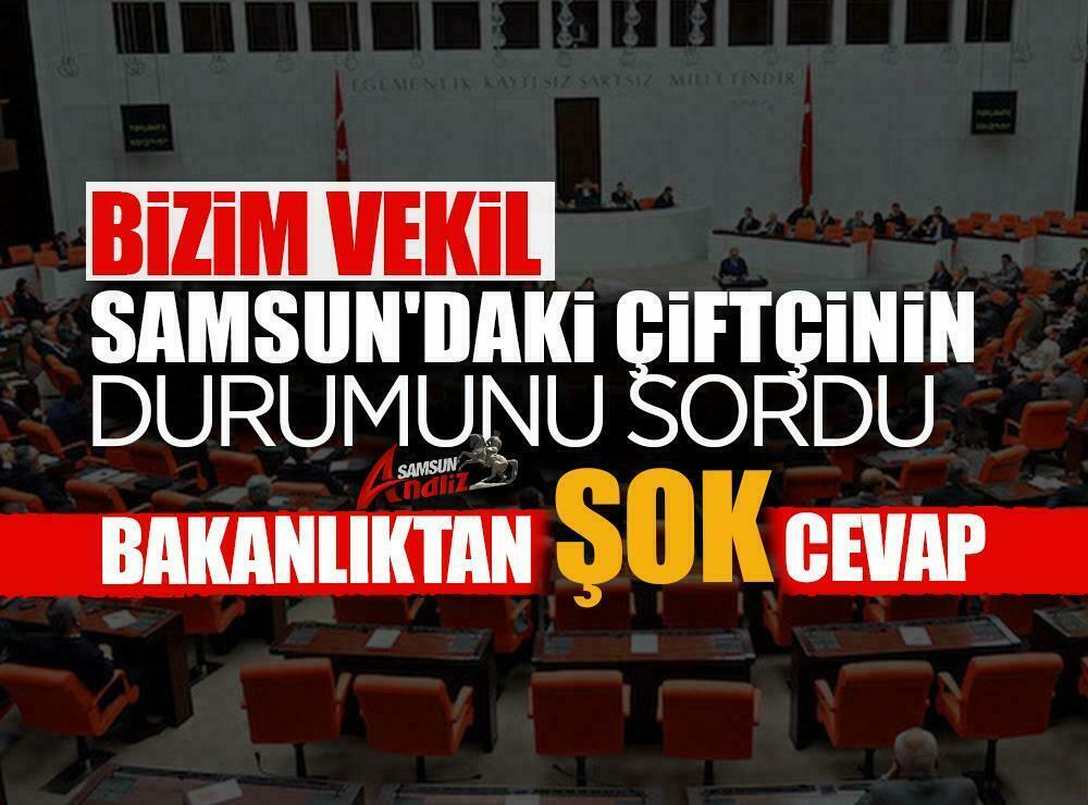 Bakanlık Samsun çiftçisini durumun 'sır' etti