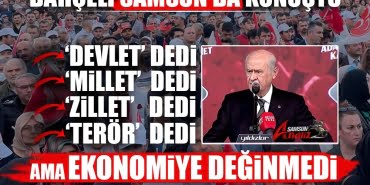 Bahçeli Samsun Mitinginden seslendi