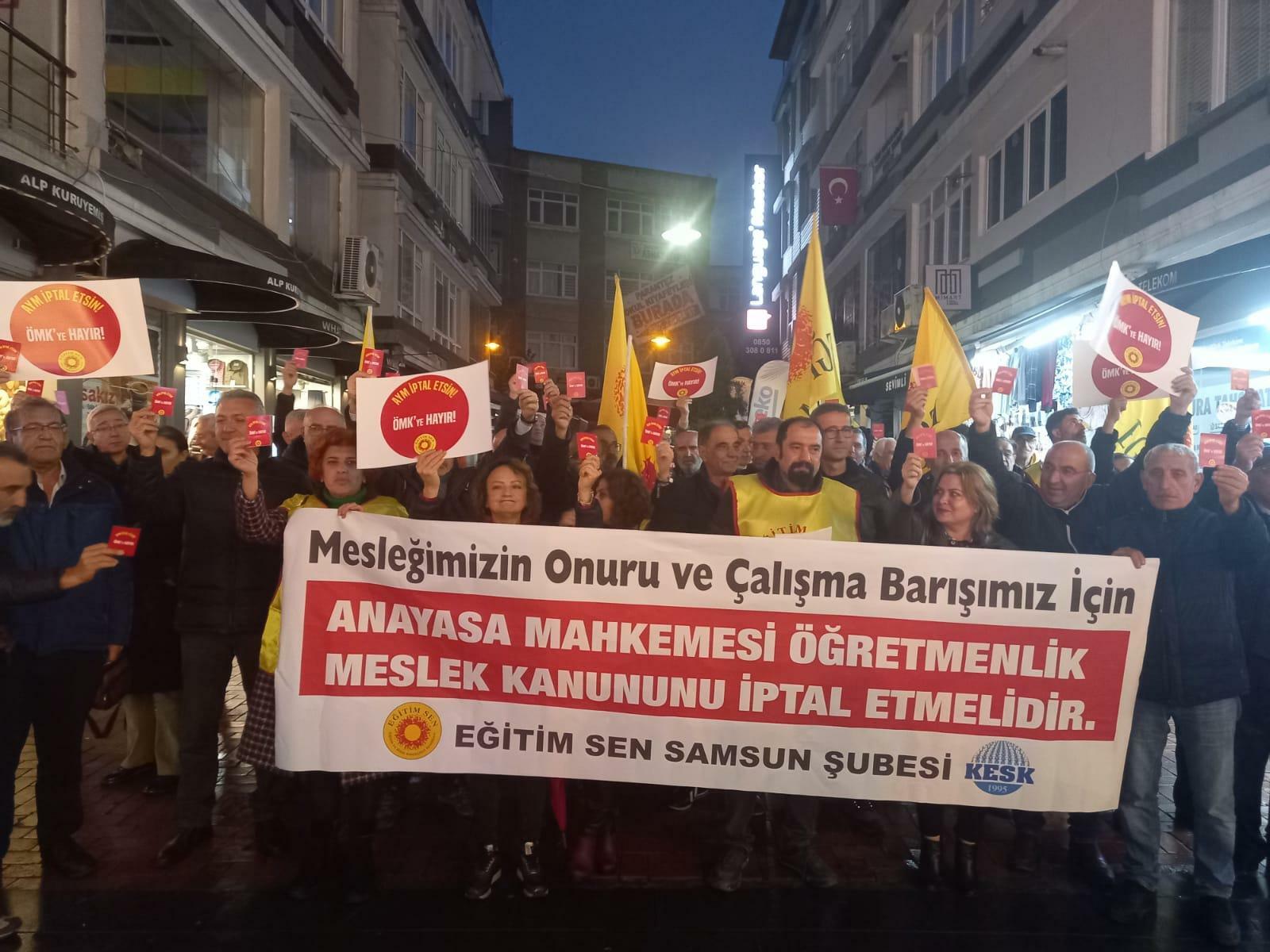 Eğitimciler, hak arayışında
