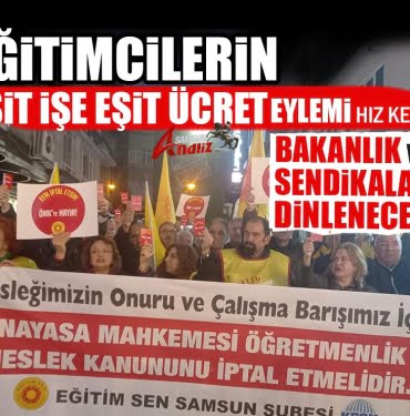 Eğitimciler, hak arayışında