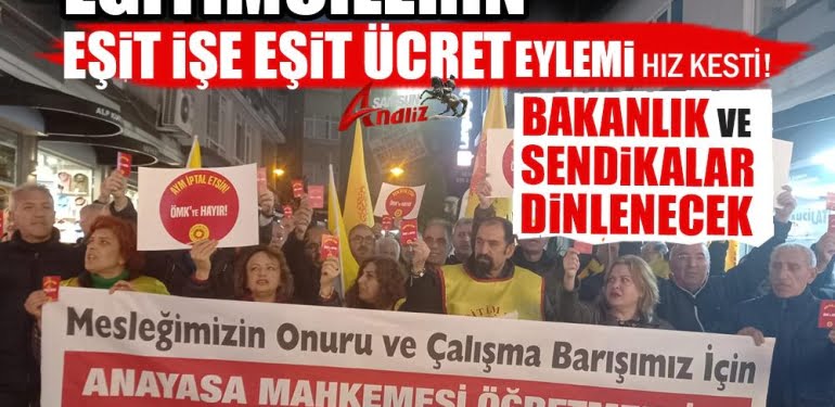Eğitimciler, hak arayışında