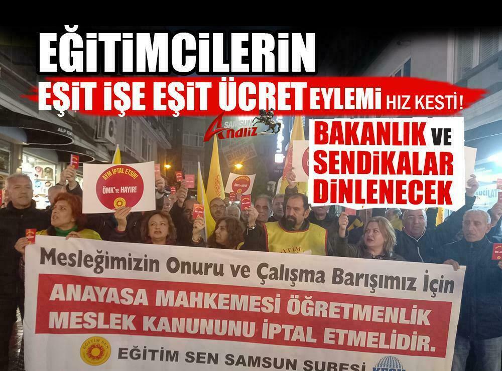 Eğitimciler, hak arayışında