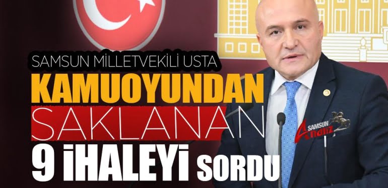 Usta, saklanan ihalelerin akıbetini sordu