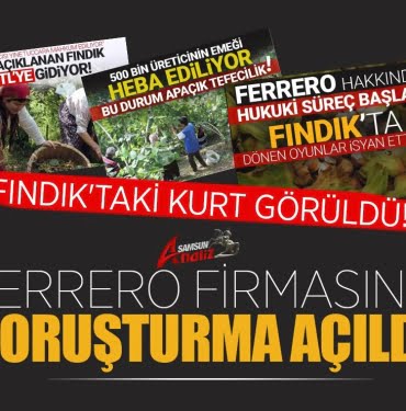Ferrero hakkında soruşturma kararı