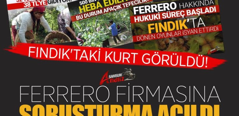 Ferrero hakkında soruşturma kararı