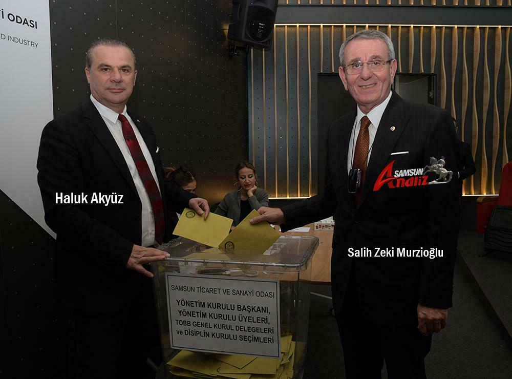 Samsun'da TSO seçimleri tamamlandı.