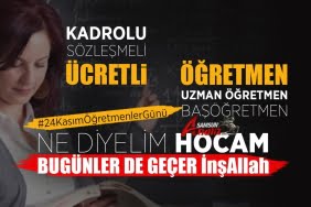 24 Kasım Öğretmenler Günü
