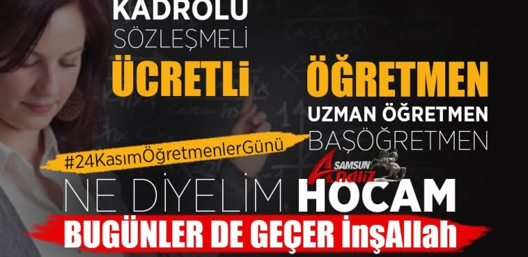 24 Kasım Öğretmenler Günü