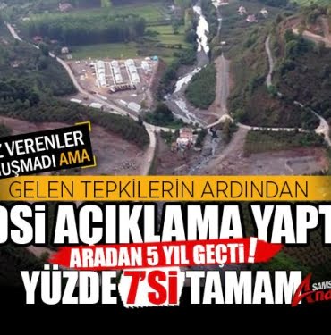 Salıpazarı Barajı’nın yapımına 5 yıl sonra başladı
