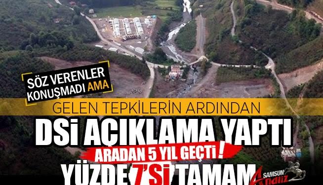 Salıpazarı Barajı’nın yapımına 5 yıl sonra başladı