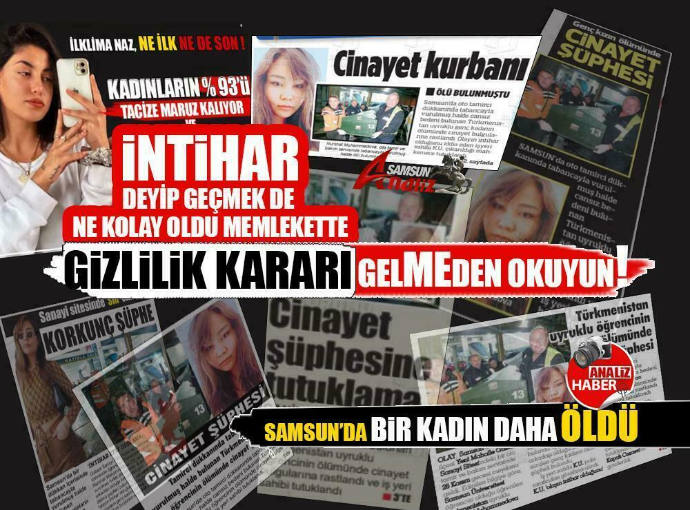Samsun'da bir kadın daha şüpheyle öldü