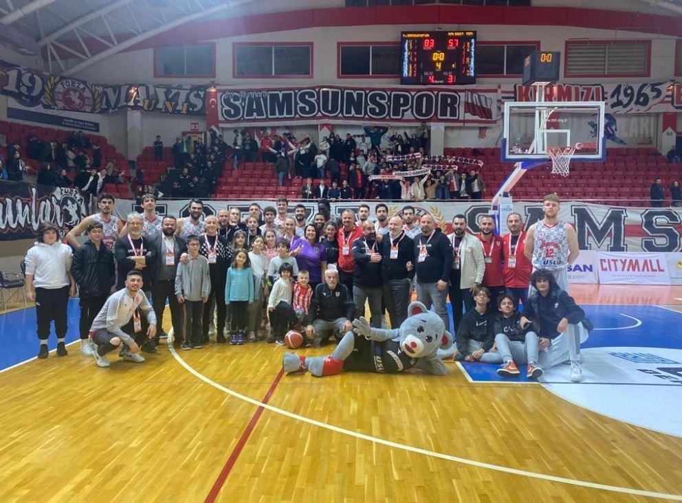 Samsunspor Basketbol'dan bir galibiyet daha