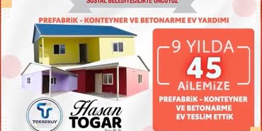 Sosyal belediyecilikte öncüyüz…