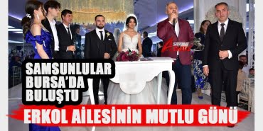 Ahmet Erkol ve Merve Avcı’nın mutlu günü