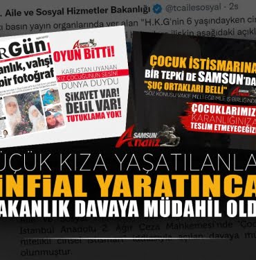 Bakanlık, cinsel istismar davasına müdahil oldu