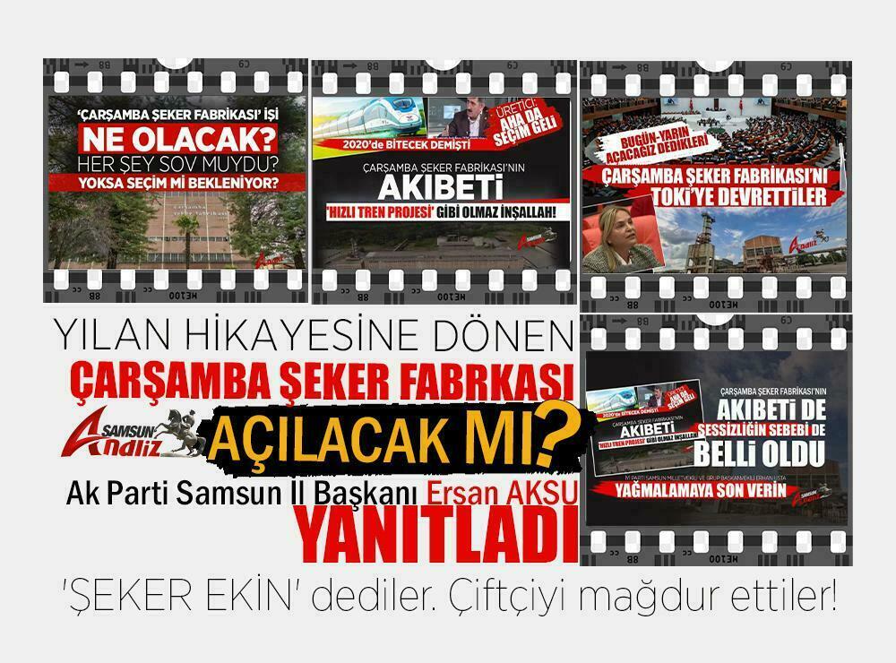 Çarşamba Şeker Fabrikası'nın akıbeti ne olacak