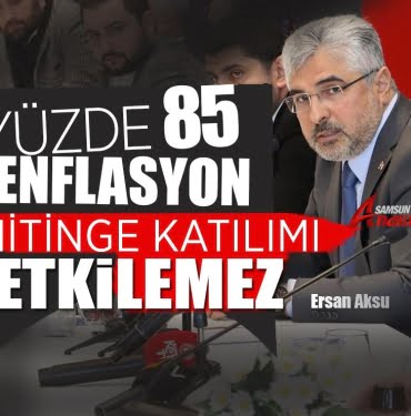 Enflasyon Ak Parti mitingine katılımı olumsuz etkilemez
