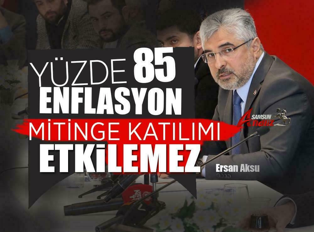 Enflasyon Ak Parti mitingine katılımı olumsuz etkilemez