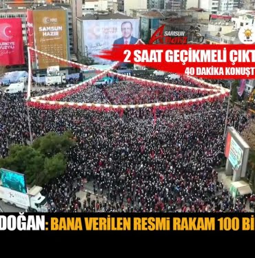 Erdoğan'ın, 12 Aralık 2022 Samsun mitingi