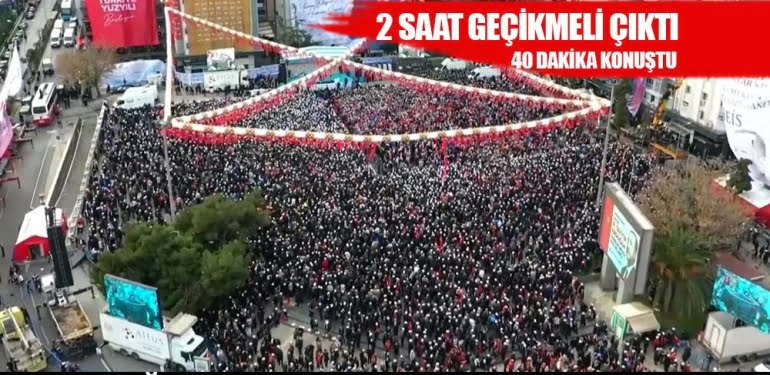 Erdoğan'ın, 12 Aralık 2022 Samsun mitingi