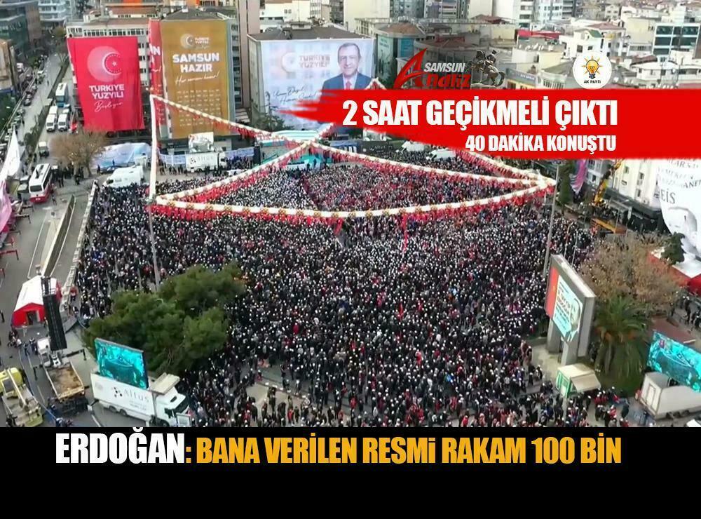Erdoğan'ın, 12 Aralık 2022 Samsun mitingi