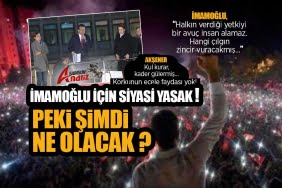 İmamoğlu için siyasi yasak kararı