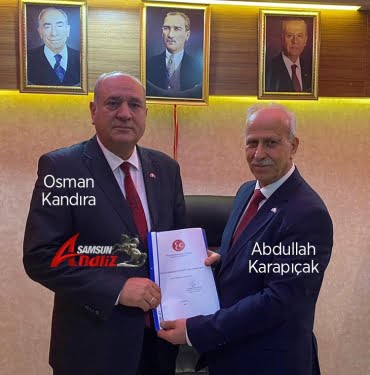 MHP'nin yeni Samsun il başkanı görevi teslim aldı