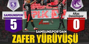 Samsunspor - Altaş Denizlispor maçın kazananı belli oldu