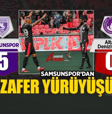 Samsunspor - Altaş Denizlispor maçın kazananı belli oldu