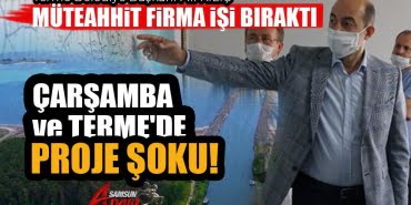 Samsun'da kaynak yetersizliğinden proje durdu