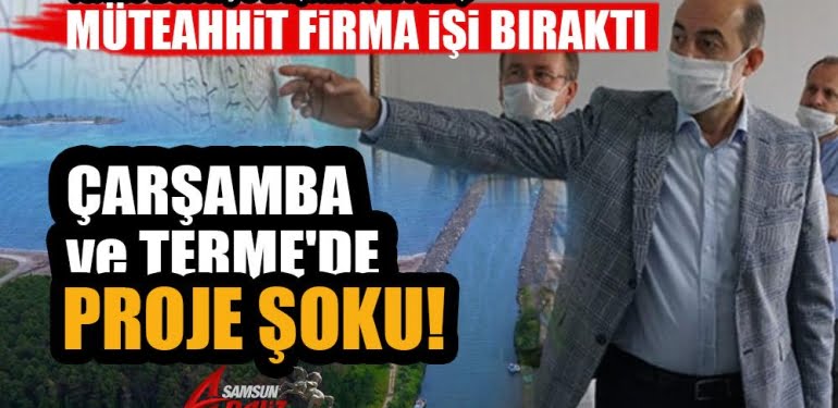 Samsun'da kaynak yetersizliğinden proje durdu