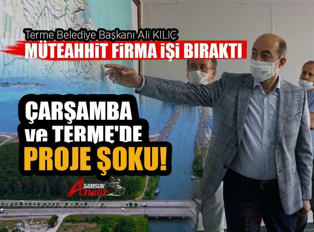 Samsun'da kaynak yetersizliğinden proje durdu