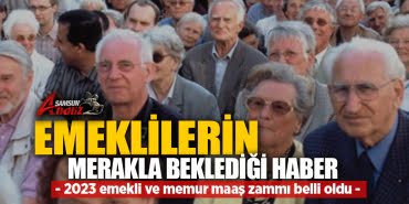 Emekli ve memur maaş zammı belli oldu