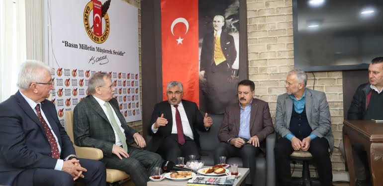 Gazeteciler Cemiyeti'ne ziyaretçi akını