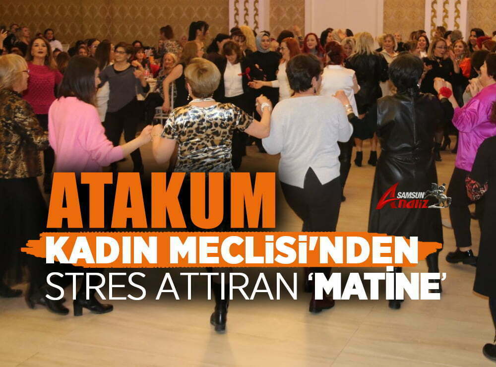 Kadınlar, Atakum’da stres attı