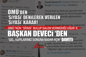 OMÜ'den Programcı Oğuzhan Uğur'a izin çıkmadı
