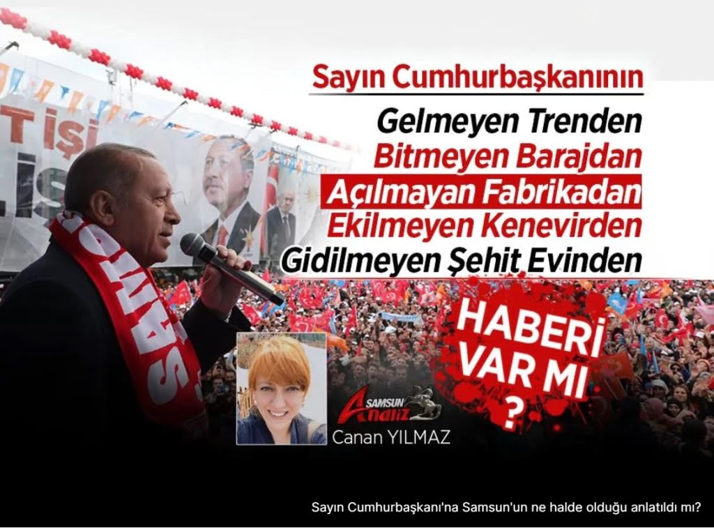 İktidarın Milletvekilleri Samsun'u sahipsiz bıraktı