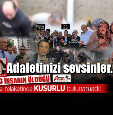 Sizin adaletinizi sevsinler!
