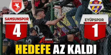 Samsunspor'da zirveye az kaldı