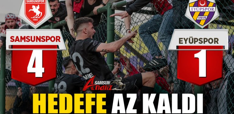 Samsunspor'da zirveye az kaldı