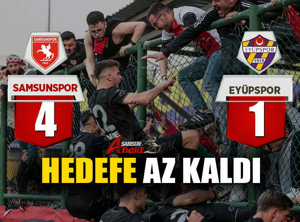 Samsunspor'da zirveye az kaldı