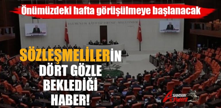 Sözleşmeliye kadro tarihi belli oldu