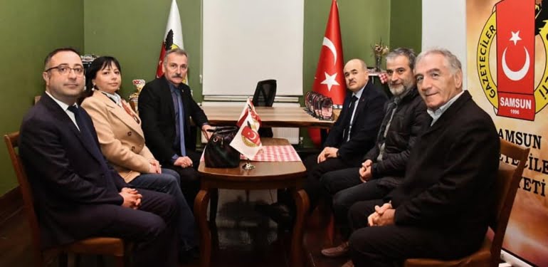 Vali Dağlı, Samsun Gazeteciler Cemiyeti'nde