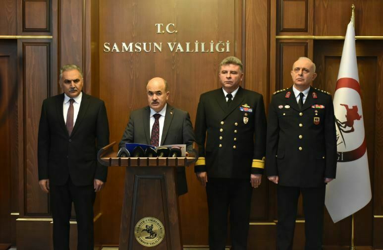 Vali Zülkif Dağlı'dan Samsun güvende açıklaması
