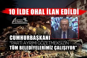 10 ilde 3 ay OHAL ilan edildi!