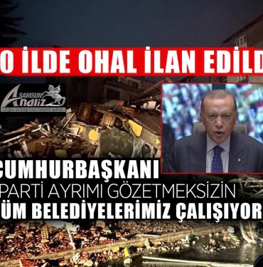 10 ilde 3 ay OHAL ilan edildi!