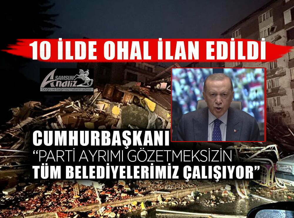 10 ilde 3 ay OHAL ilan edildi!