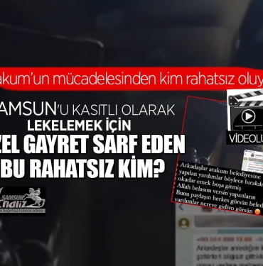 Atakum'dan kim rahatsız oluyor